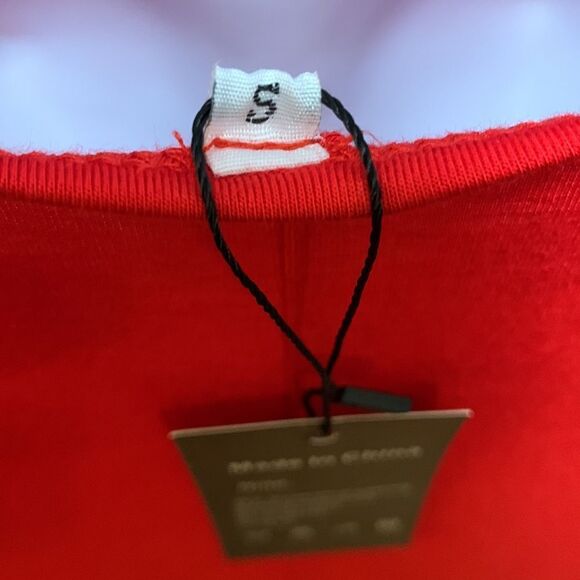 Molerani Size Small long sleeve red dress - Picture 3 of 8